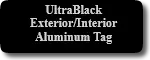 ultrablack anodized aluminum tag