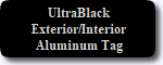 Ultrablack Anodized Aluminum Tags