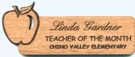 Wooden Nametag